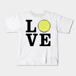 I Love Tennis Kids T-Shirt